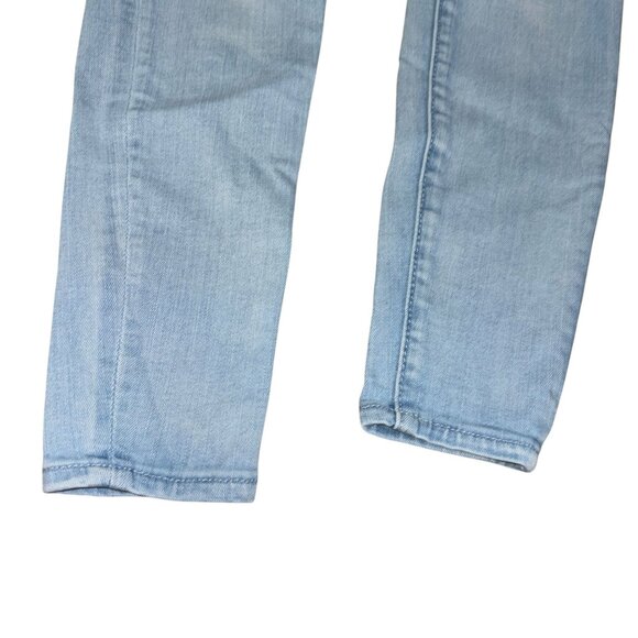 American Eagle High Rise Jeggings 2 Short Denim - Picture 2 of 7